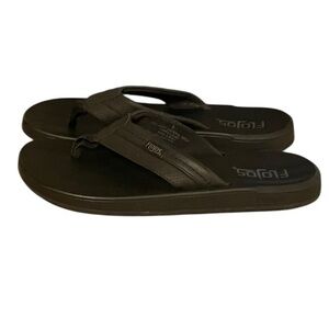 Flojos Playa Black Flip Flop Sandals